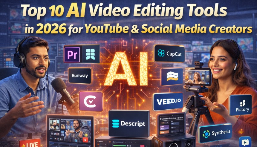 Top 10 AI Video Editing Tools